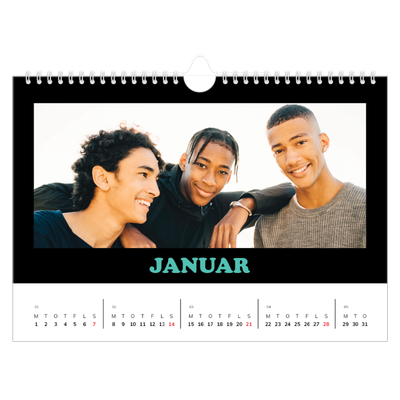 Fotokalender A4 — Sjov type [Januar]